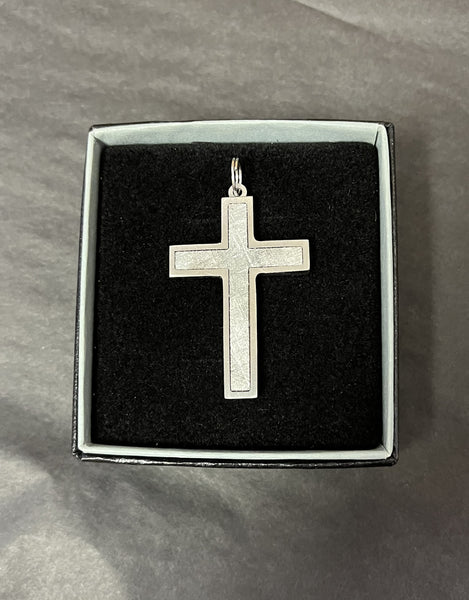 Meteorite Cross Pendant