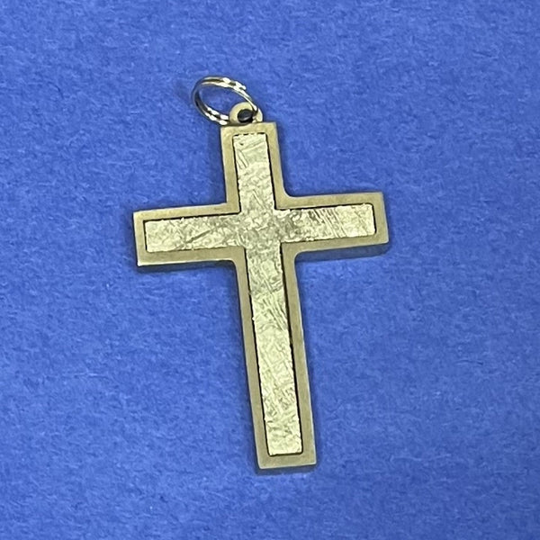 Meteorite Cross Pendant