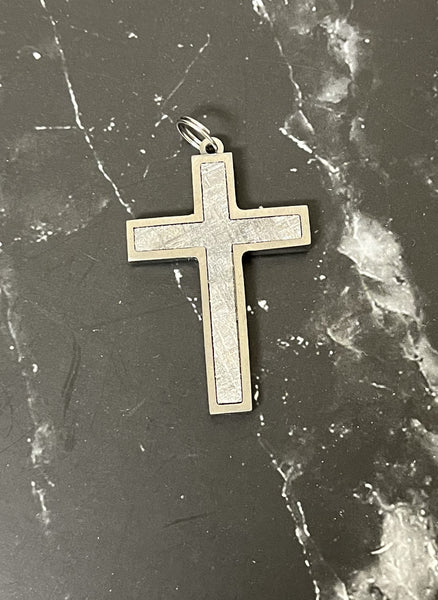 Meteorite Cross Pendant