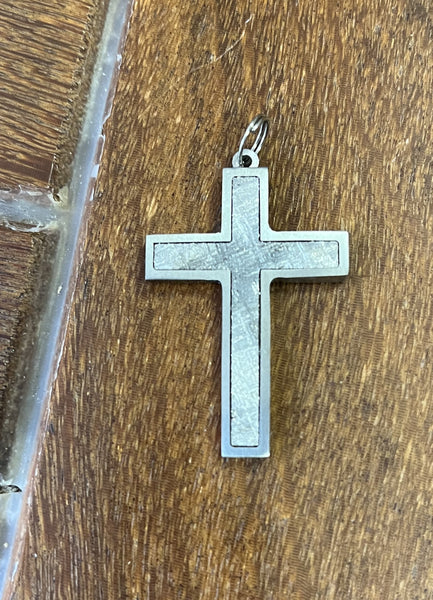 Meteorite Cross Pendant