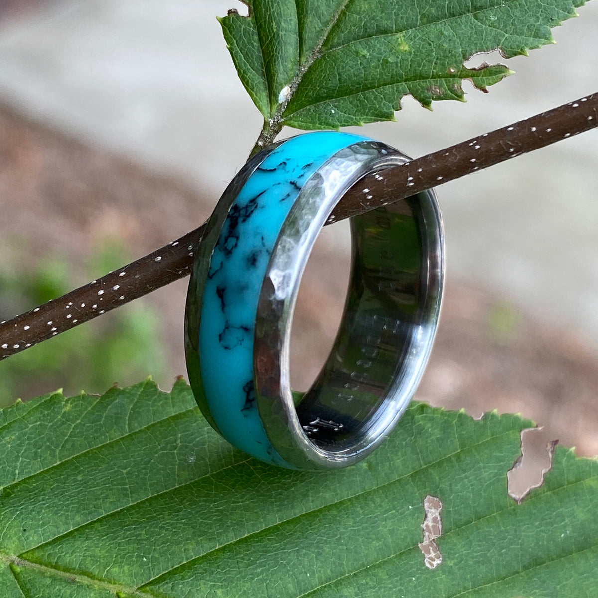 Stone Inlays – Boone Titanium Rings