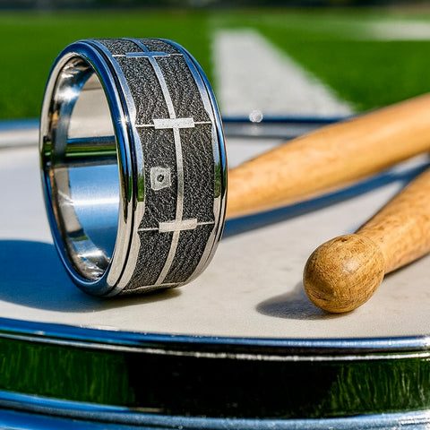 Laser Engraved Snare Drum Ring