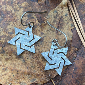 Meteorite Star Earrings