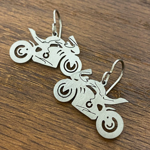 Titanium Superbike Earrings