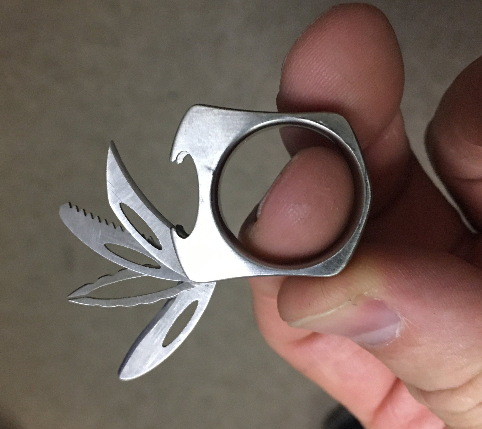 Titanium Utility Ring : The Hawk – Boone Titanium Rings