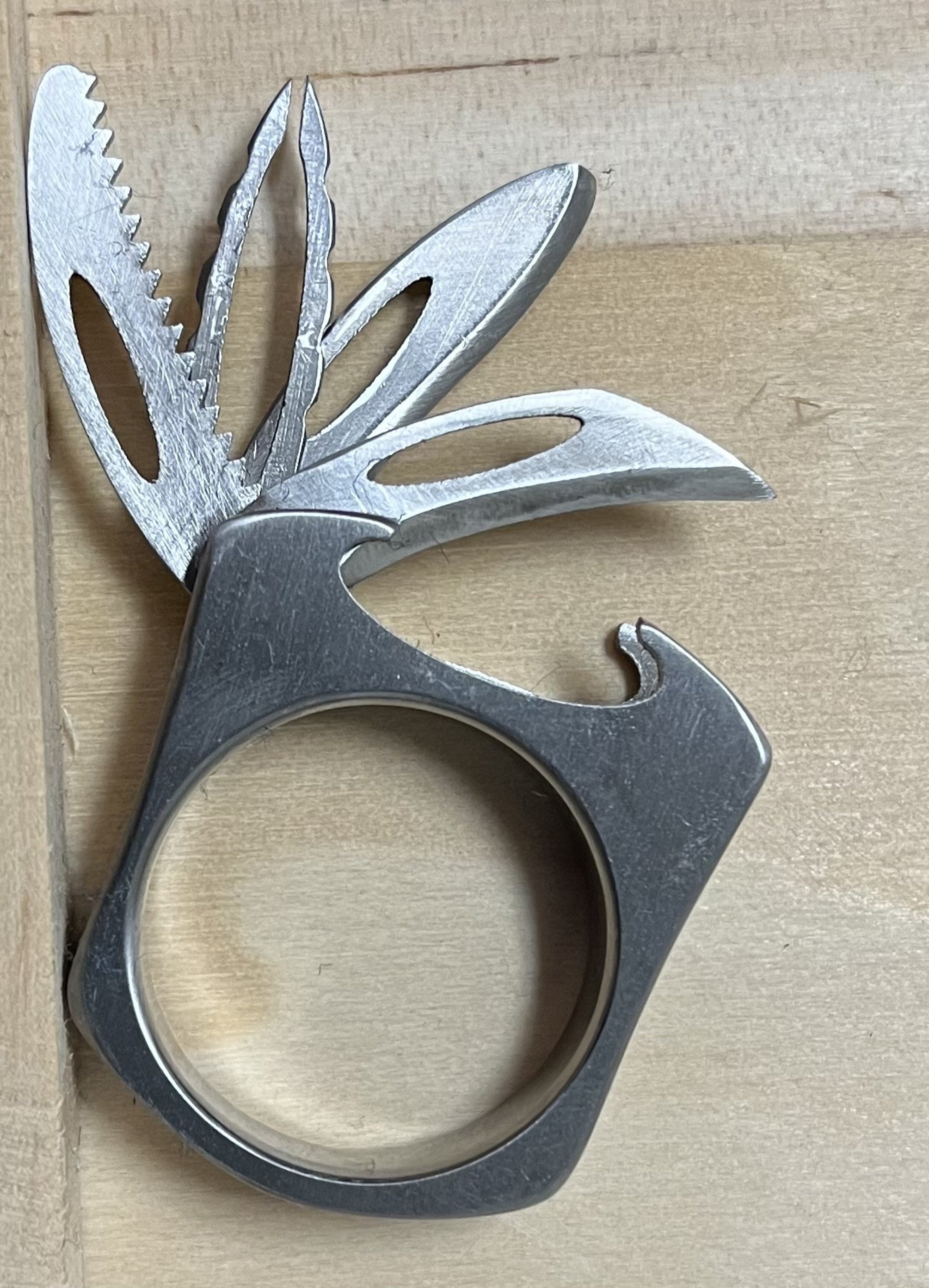 Titanium Utility Ring : The Hawk – Boone Titanium Rings