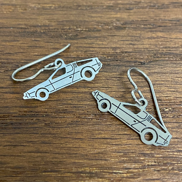 Stainless Steel Delorean Earrings/Pendant
