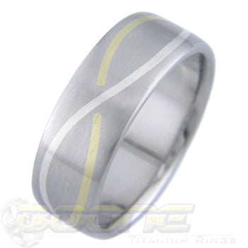 Infinity with Gold and Platinum Inlays