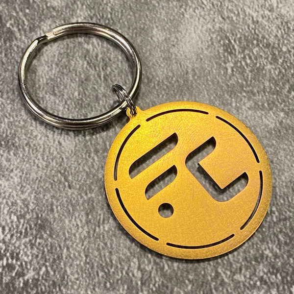 Titanium Flare Community Keychain