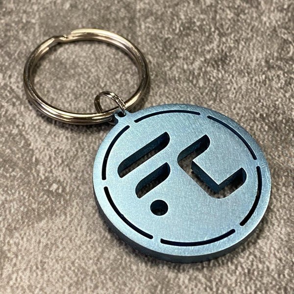 Titanium Flare Community Keychain