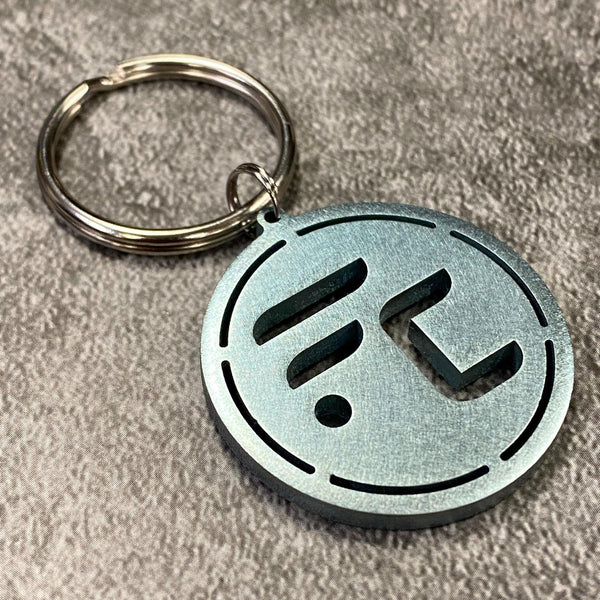 Titanium Flare Community Keychain